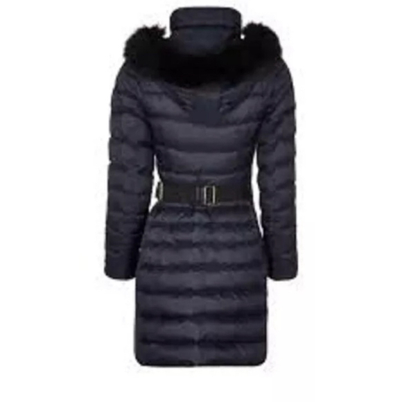 Burberry Abbeydale Puffer Coat with Fox Fur Trimmed Hood - Picture 2 of 16